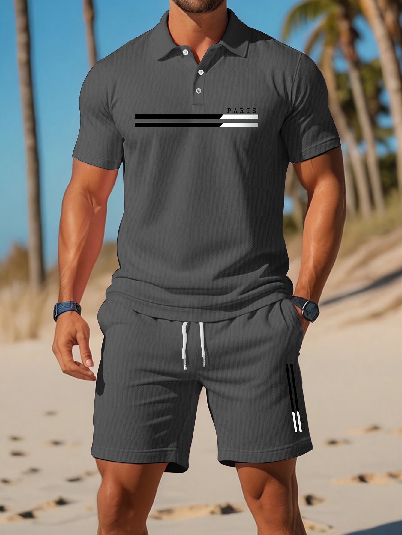 Summer Clothing Shops - Męski zestaw polo na lato 2026