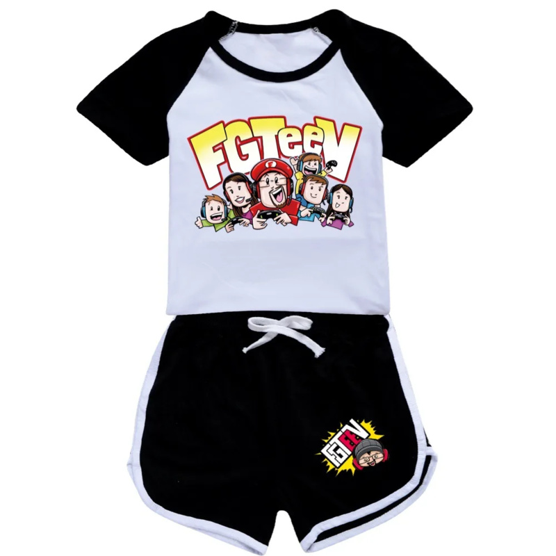 Summer Clothing Boys - AIAI 2025Fgteeve Odzież Dziecięca Chłopcy Dziewczęta
