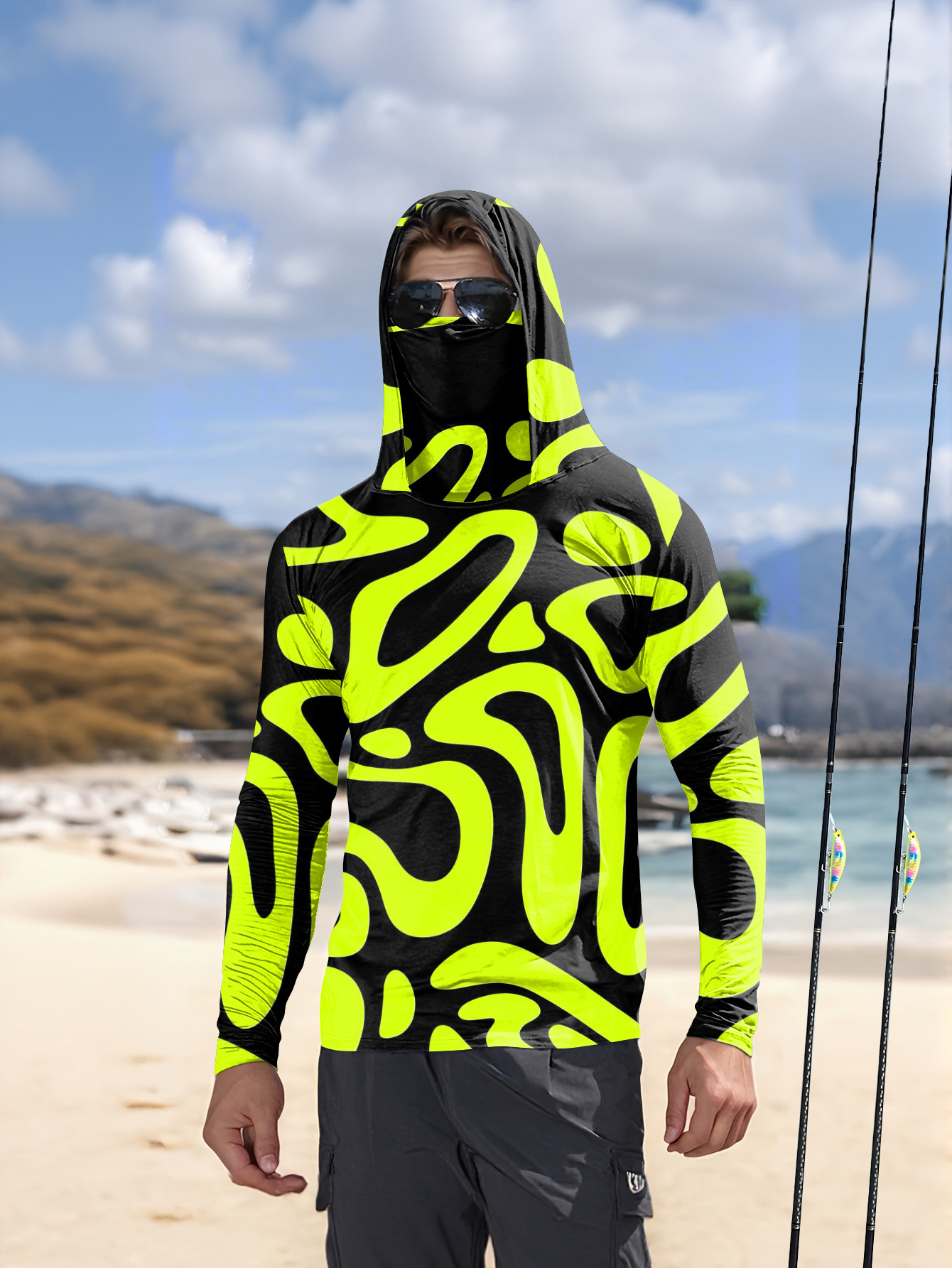 Summer Clothing Trend - Męska koszula z długim rękawem, nowy