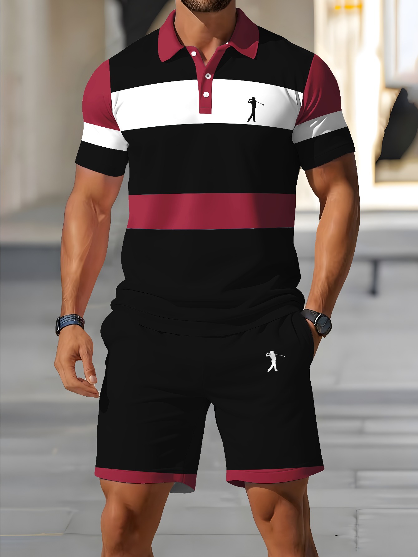 Summer Clothing Shops - Męski zestaw polo na lato 2026