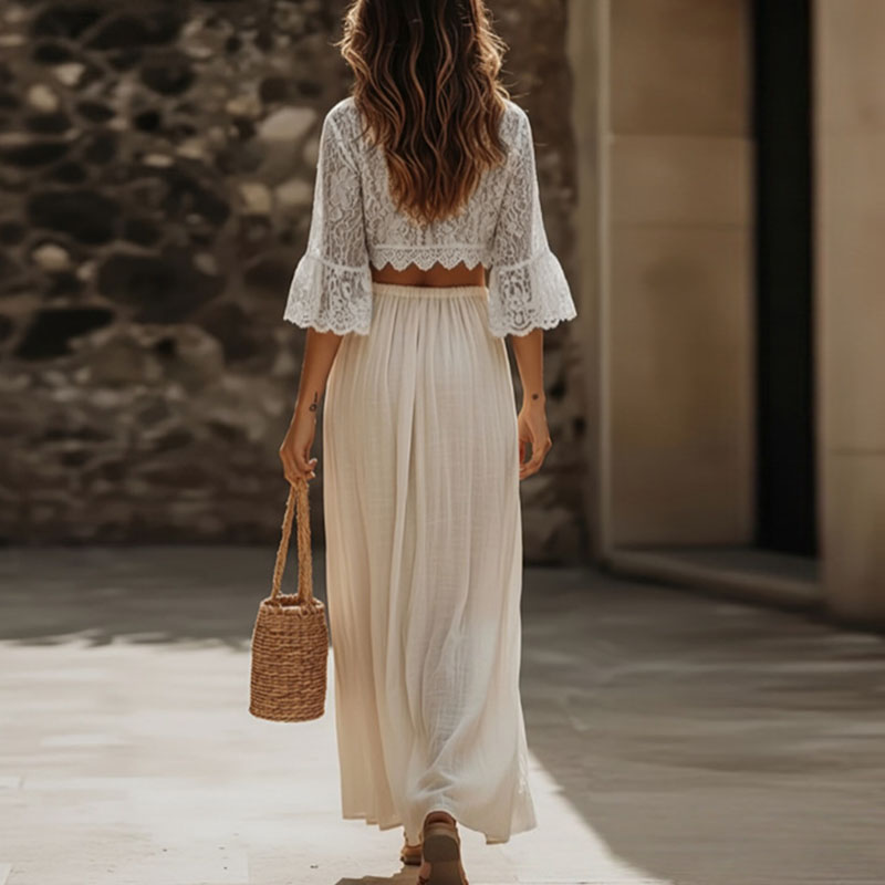 Damski dwuczęściowy zestaw w s – Summer Clothing Vacation recenzja i cena
