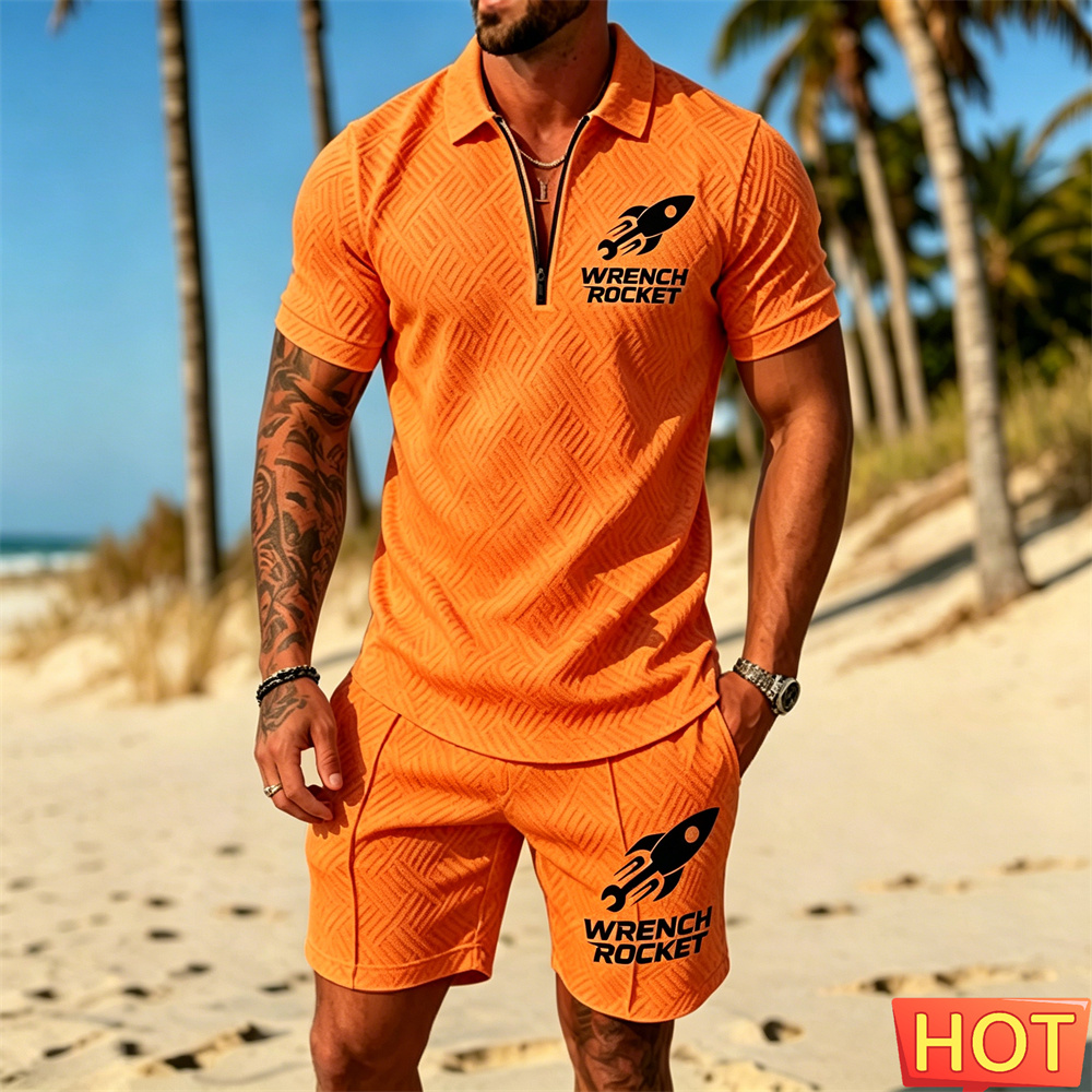 Letni strój męski, zestaw polo – Summer Clothing Vacation recenzja i cena