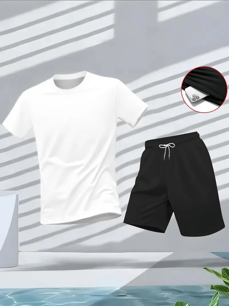 Męski garnitur 2-częściowy, mo – Summer Clothes Fashion recenzja i cena