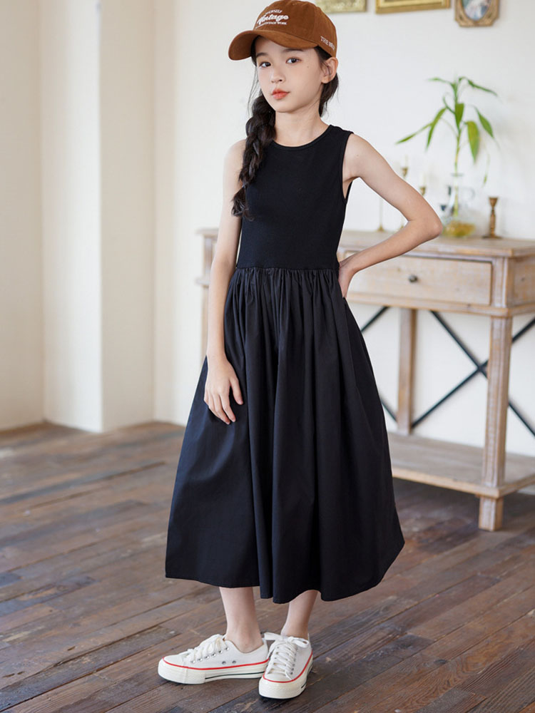 Maxi Długa sukienka dla małych – Summer Clothing Teen Girls recenzja i cena