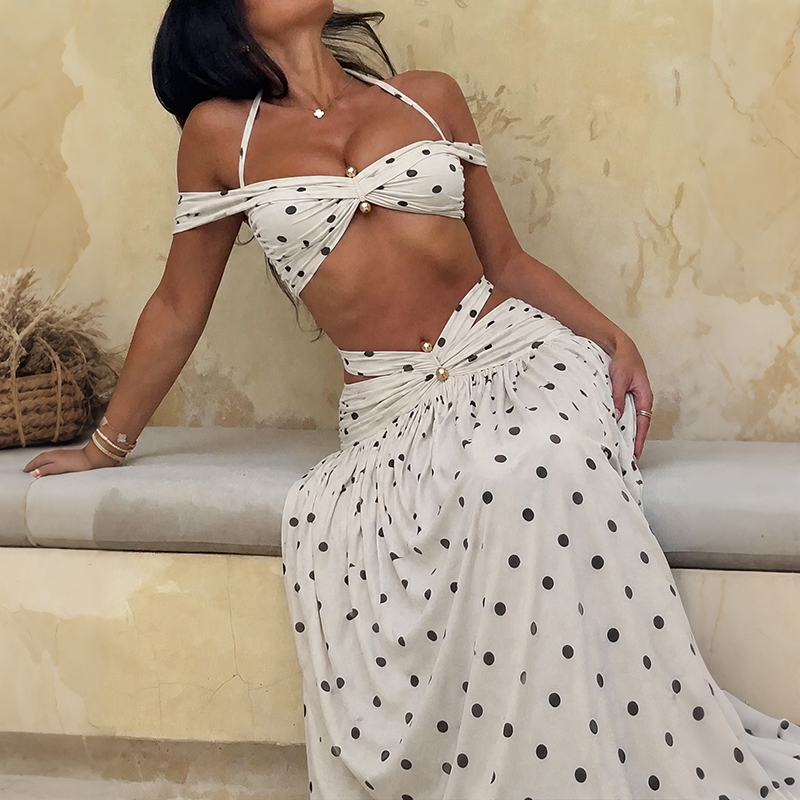 Damski dwuczęściowy zestaw w s – Summer Clothing Vacation recenzja i cena
