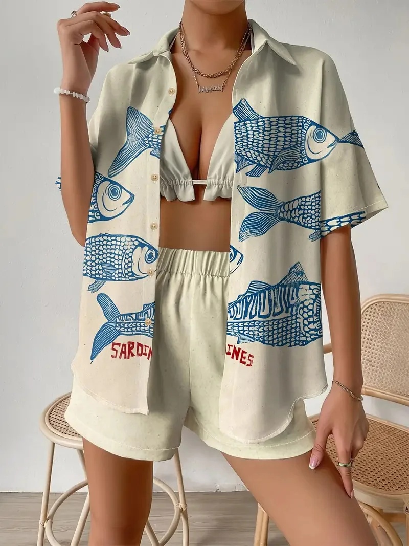 Modny nadruk Wakacje na plaży  – Summer Clothing Vacation recenzja i cena