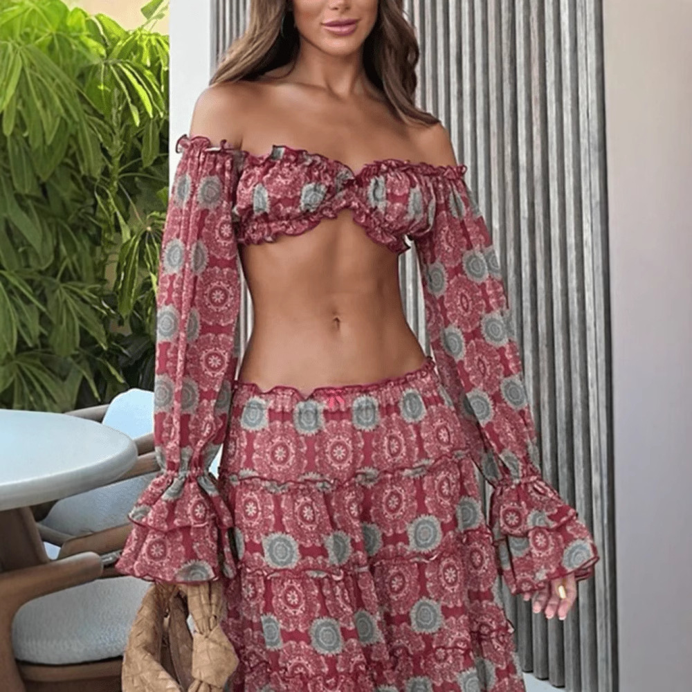 Zestaw dwuczęściowy: spódnica  – Summer Clothing Vacation recenzja i cena
