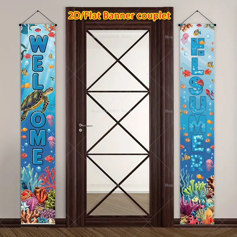 Dekoracje na letnie przyjęcie  – Summer Clothing Banner recenzja i cena